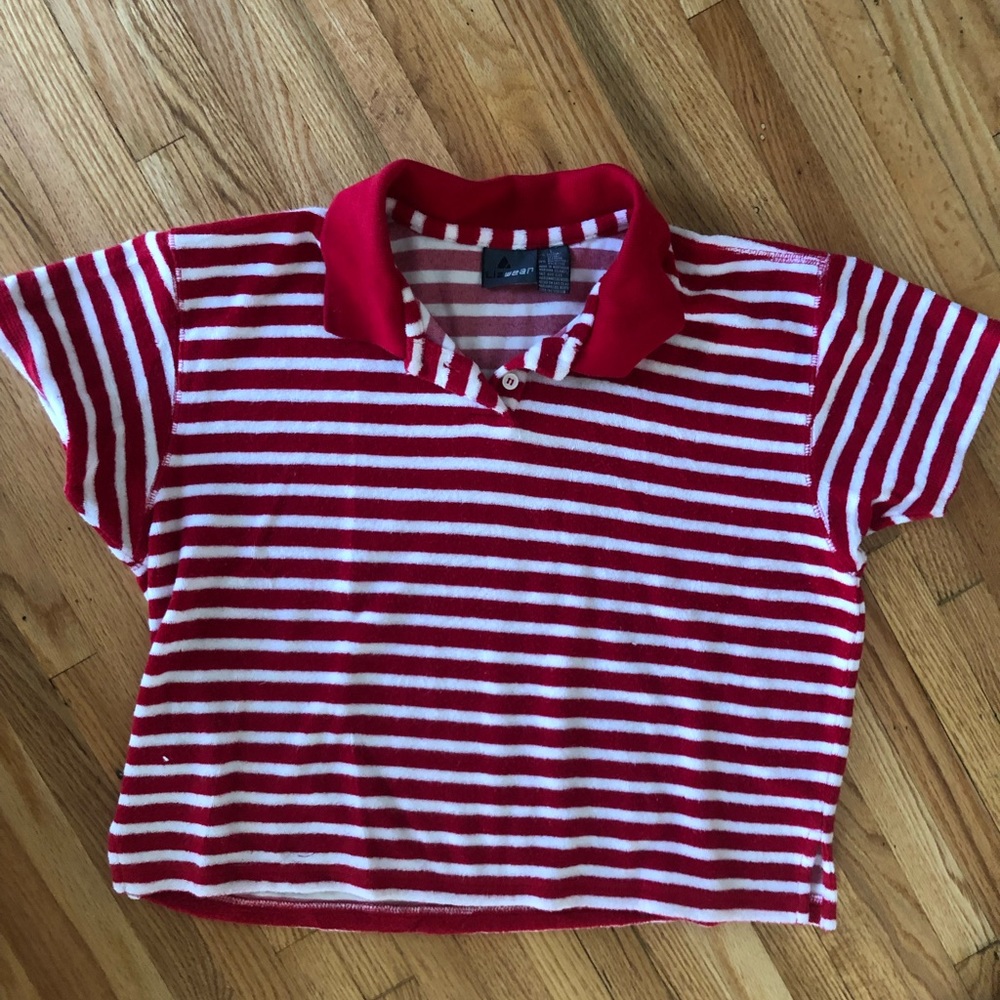 Vintage Liz wear terry cloth polo